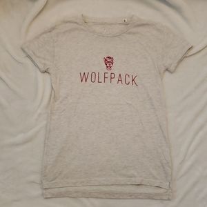 NC State Woflpack Heathered Top